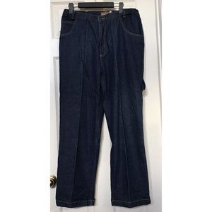 Haband Tailgater Carpenter Jeans Size 34M Tool Loop Cargo Pockets Lightweight